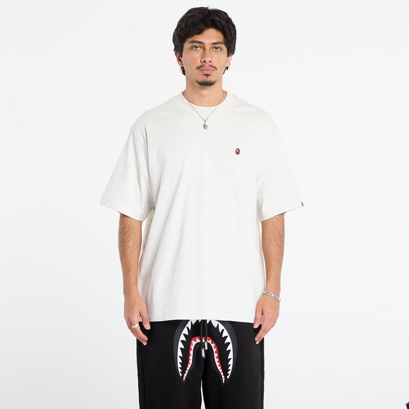 Tričko BAPE One Point Relaxed Fit Tee Béžová | 001TEL801301MGRA