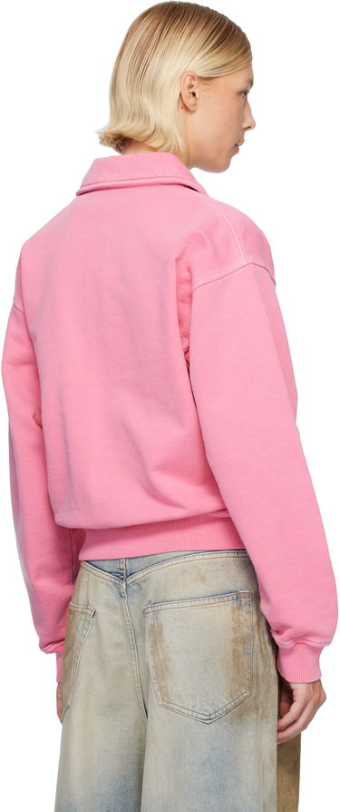 Bunda Casablanca Washed Collar Zip Up Jacket Ružová | W-AW25-JTP-405-01, 2