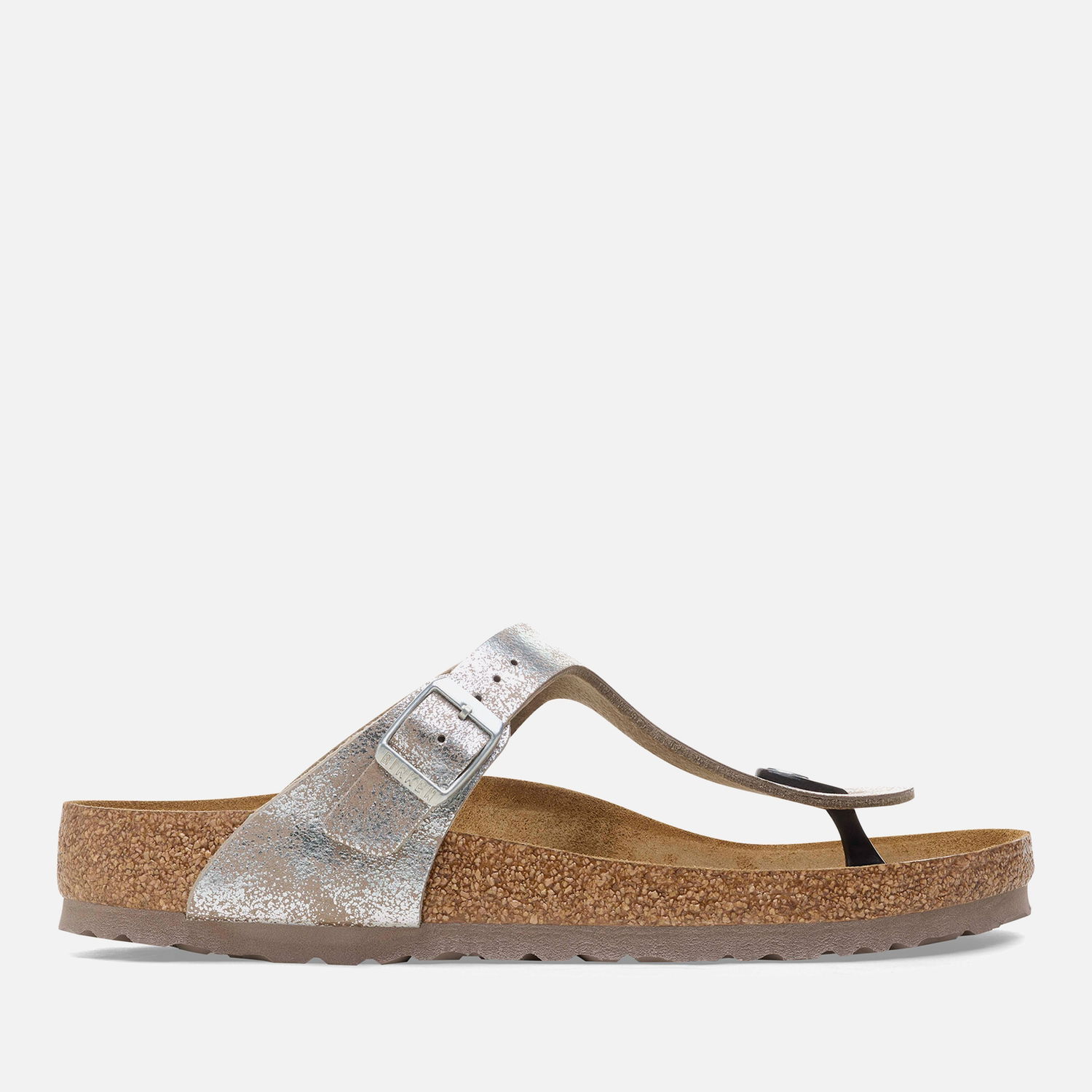 Tenisky a topánky Birkenstock Gizeh Slim Fit "Washed Metallic" Toe Post Sandals Béžová | 1027010, 0