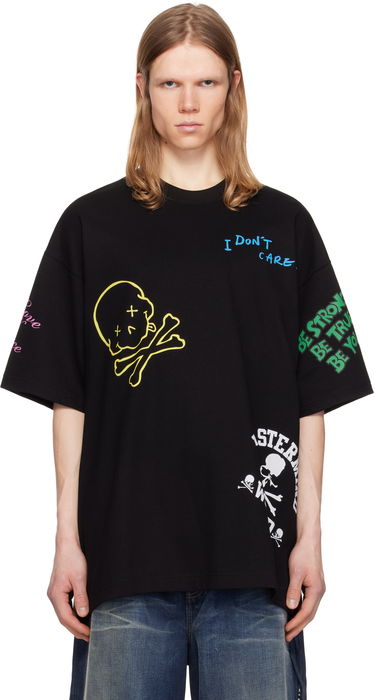 Tričko Mastermind WORLD Mastermind World Multi Logo T-Shirt Čierna | MW25S14-TS064-022, 0