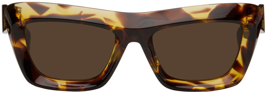 Slnečné okuliare Bottega Veneta Scoop Squared Acetate Sunglasses Hnedá | BV1283S, 0
