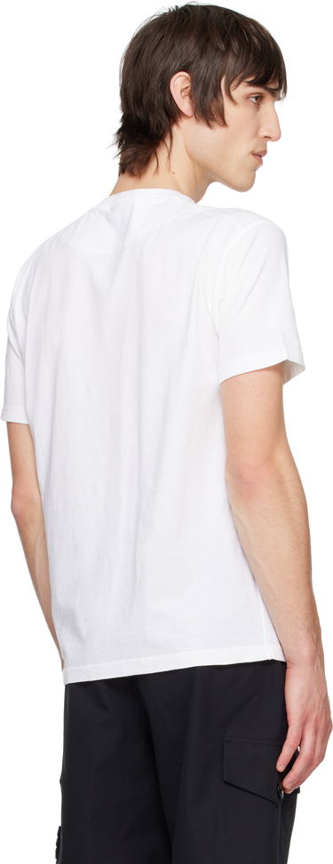 Tričko Stone Island Stone Island Organic Cotton Jersey Fissato T-Shirt Biela | K1S15 2100219 S0057, 2