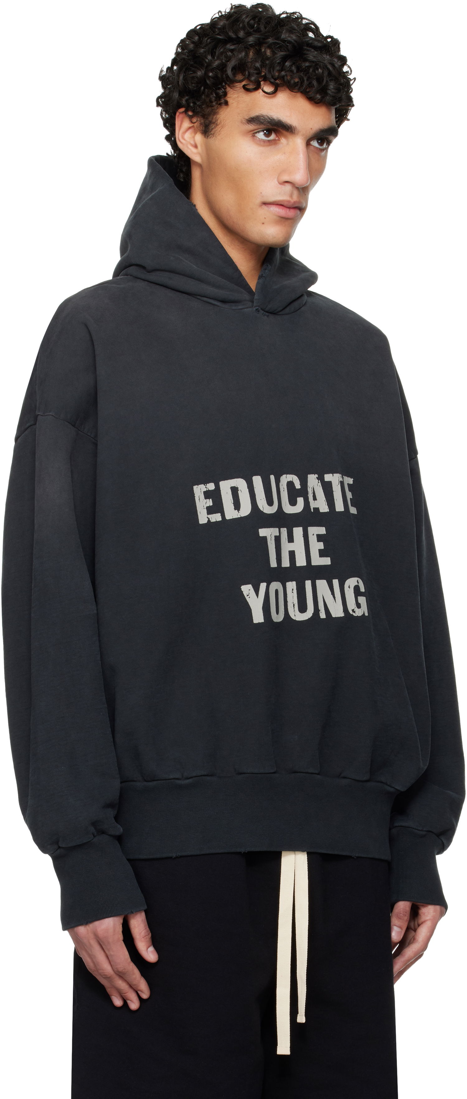 Mikina Fear of God Educate The Young Hoodie Čierna | FG25FW12-12110BHF-001, 1