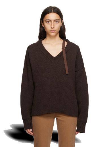 Sveter Jacquemus Le Chouchou 'La Maille Sargas' Sweater Hnedá | 23H236KN150-2116