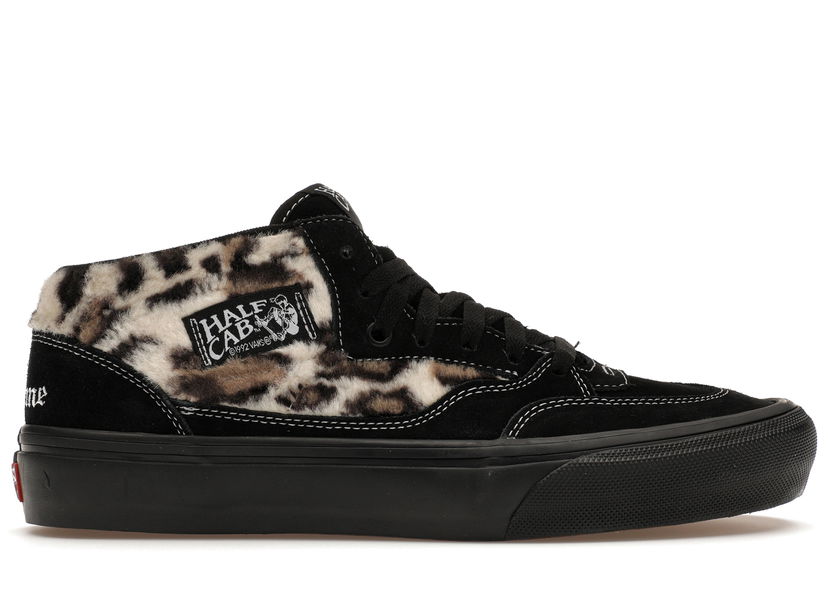 Skateboarding Vans Half Cab Supreme Leopard Black Čierna | VN0A5KYABMA