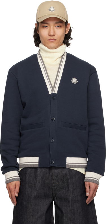 Sveter Moncler Moncler Genius Mercedes-Benz by NIGO Sweatshirt Cardigan Navy | K14018G0000589AWV, 0