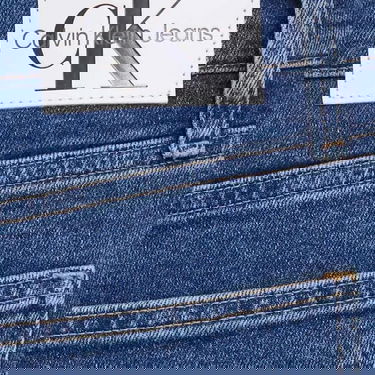 Džínsy CALVIN KLEIN Authentic Slim Straight Navy | J20J221831 1A4, 1