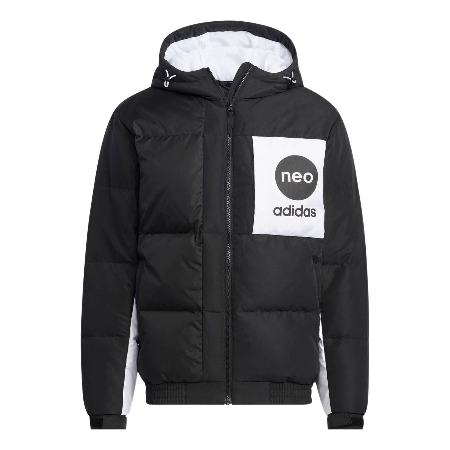 Prešívaná bunda adidas Originals Neo Vbe Logo Puffer Jacket Čierna | HM6171, 0
