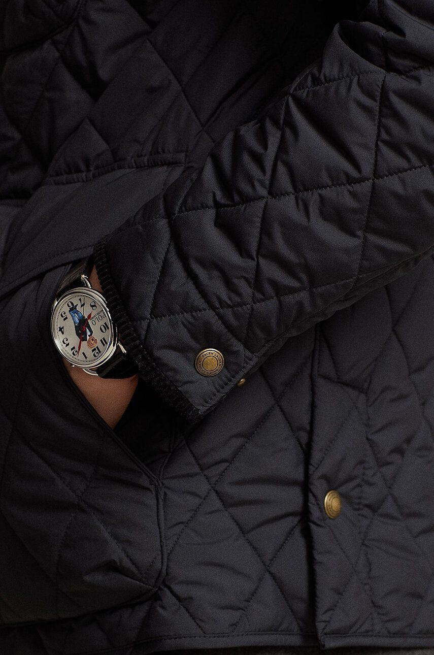 Navy Blue Quilted Jacket