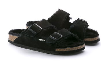 Tenisky a topánky Birkenstock Arizona Shearling Black Narrow Fit Čierna | 752663, 2
