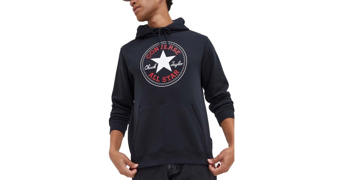 Mikina Converse Go-To All Star Fleece Čierna | 10025470-a01-001, 1