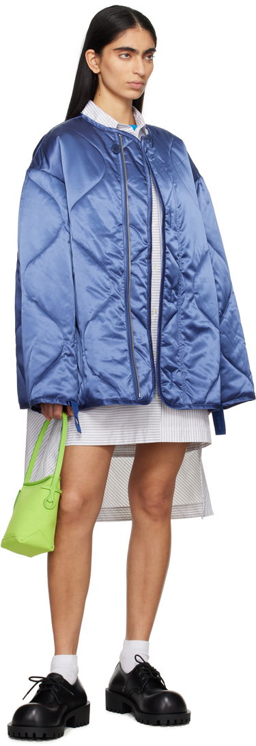 Prešívaná bunda JW Anderson JW Anderson Oversized Quilted Jacket Modrá | JK0374-PG1680, 3