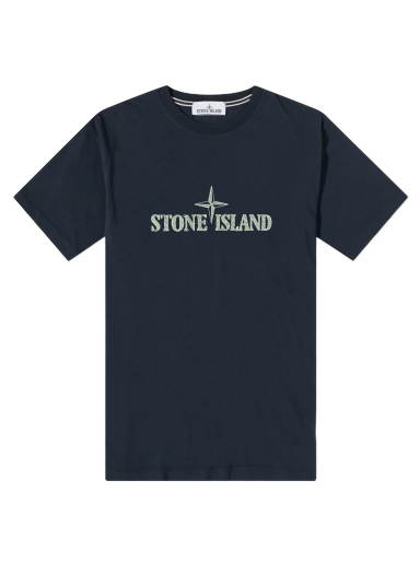 Tričko Stone Island Stitches Logo Sleeve Tee Navy | 781521579-V0020