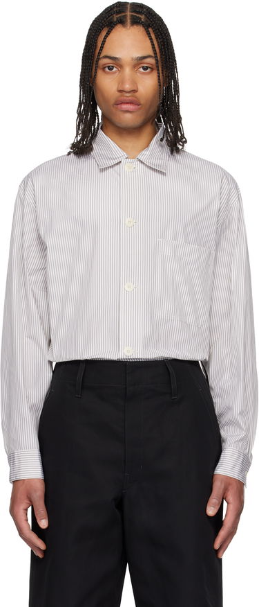 Košeľa LEMAIRE Lemaire Striped Pyjama Shirt Biela | SH1177 LF1409, 0