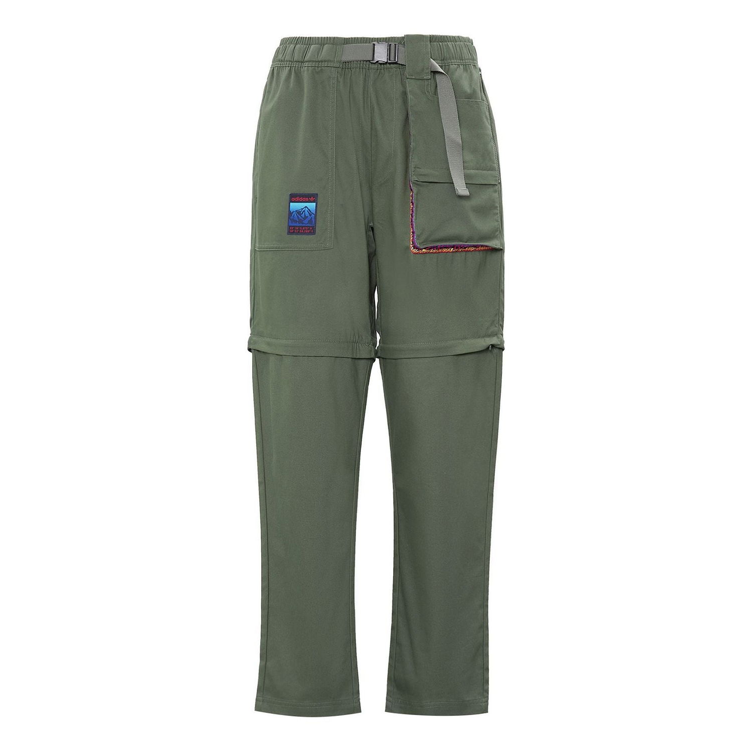 Cargo nohavice adidas Originals Cargo Pants with Outdoor Pocket Zelené | GV0933, 0