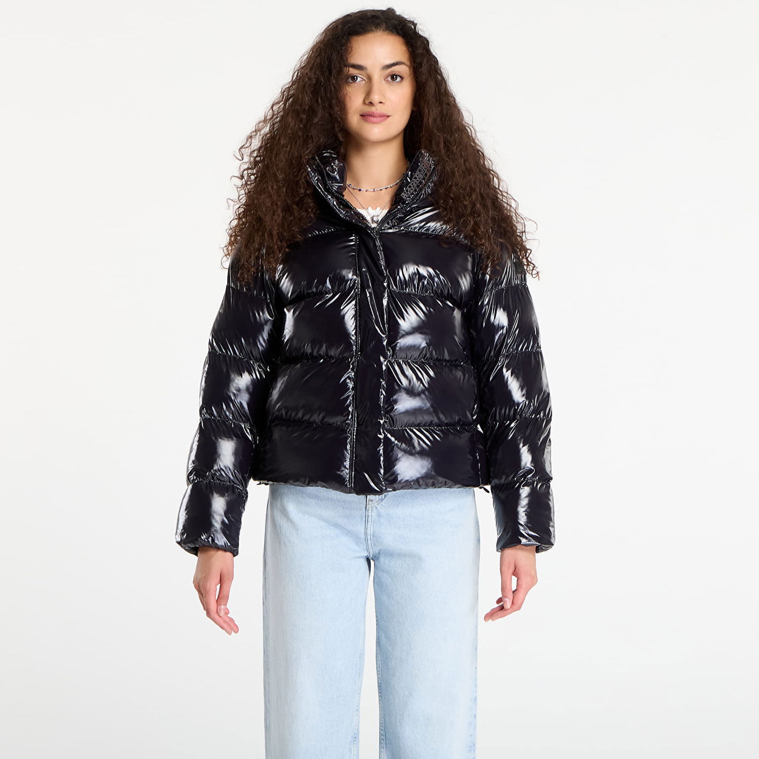 Prešívaná bunda Napapijri Napapijri A-Glane Puffer Jacket Čierna | NP0A4HZ50411, 0