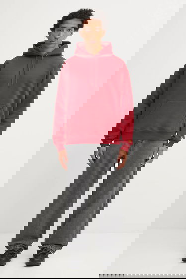 Mikina Carhartt WIP Plain Hooded Chase Hoodie Červená | I033661.30QXX, 4