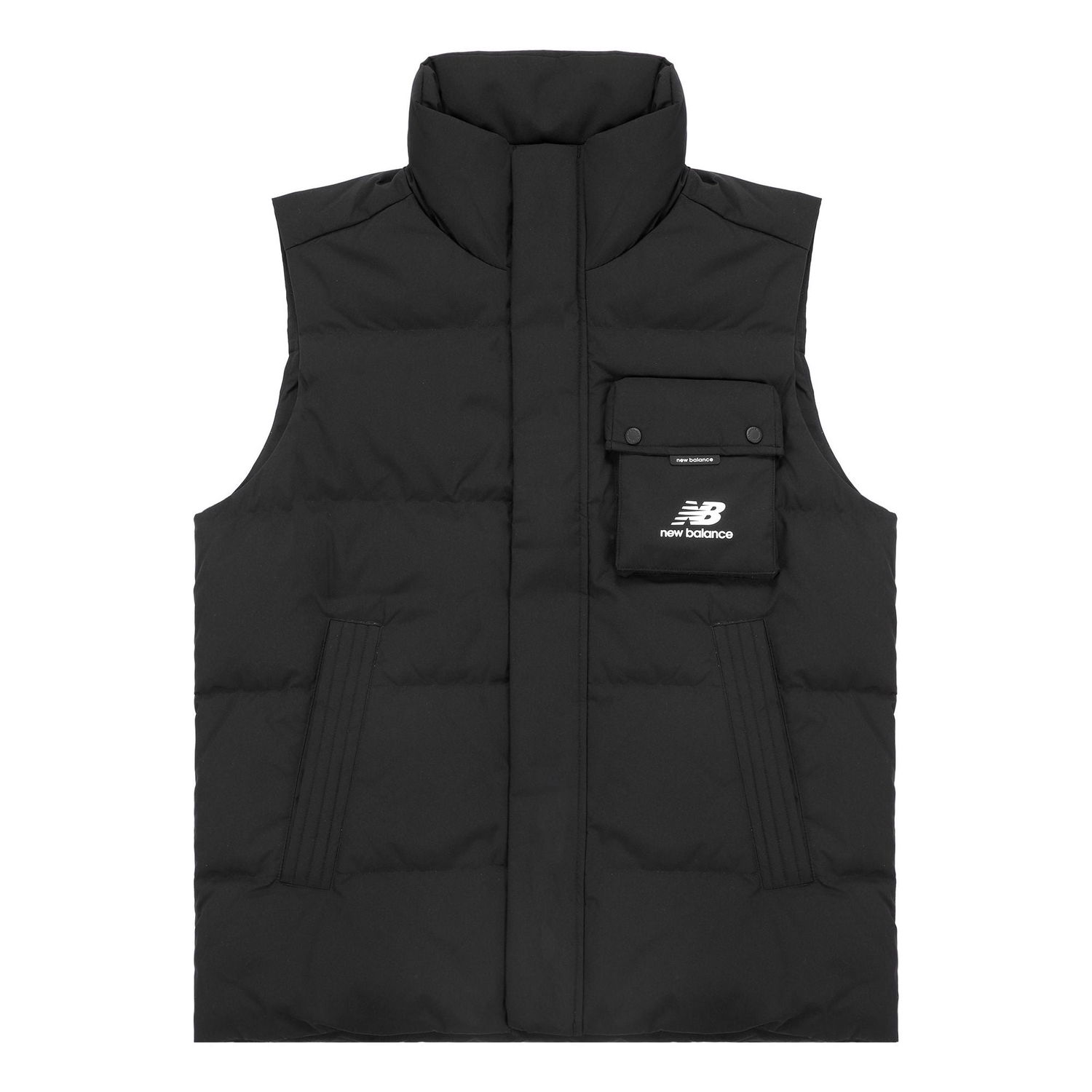 Vesta New Balance Men's Windproof Puffer Vest Čierna | AMV14310-BK, 0