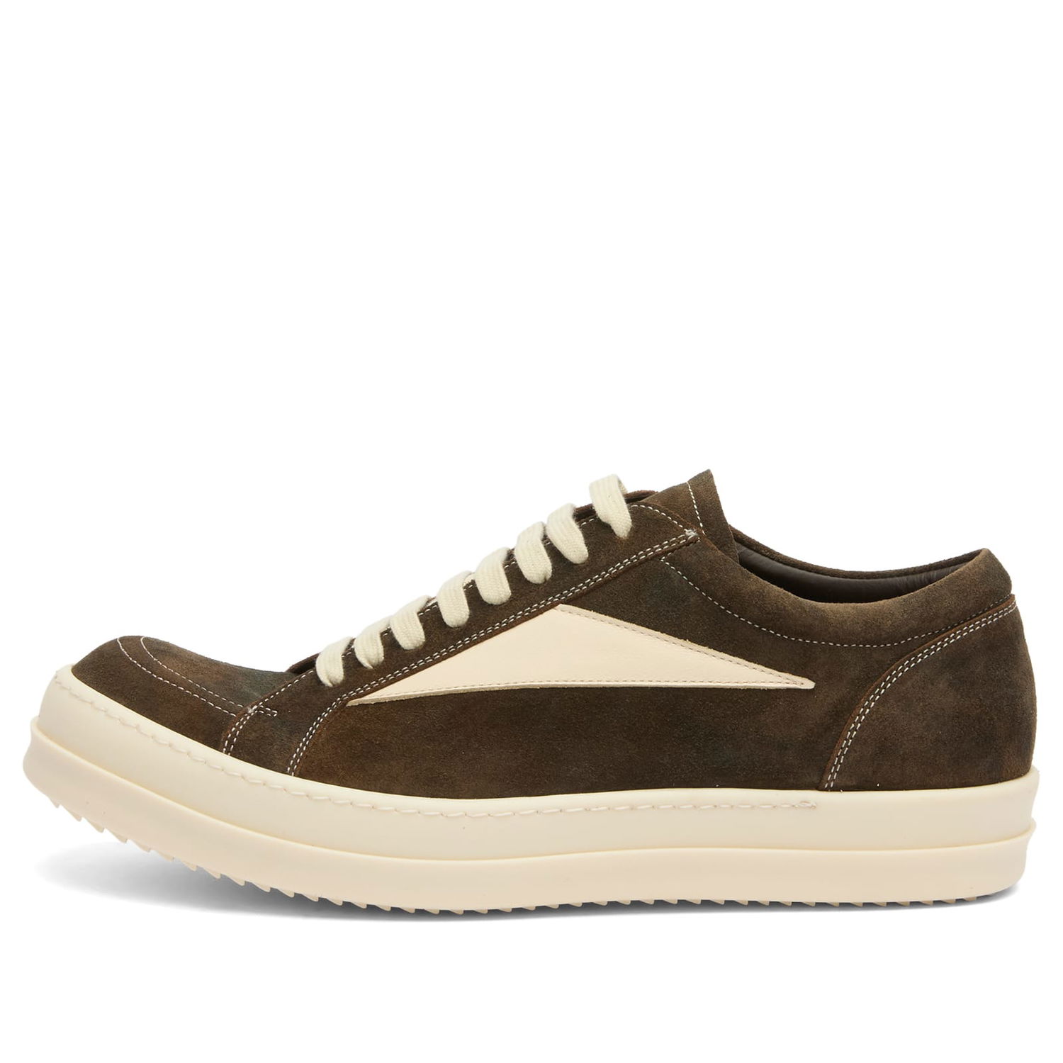 Tenisky a topánky Rick Owens Suede Vintage Sneaks Hnedá | RR02E1897-LCSILV-10611, 0