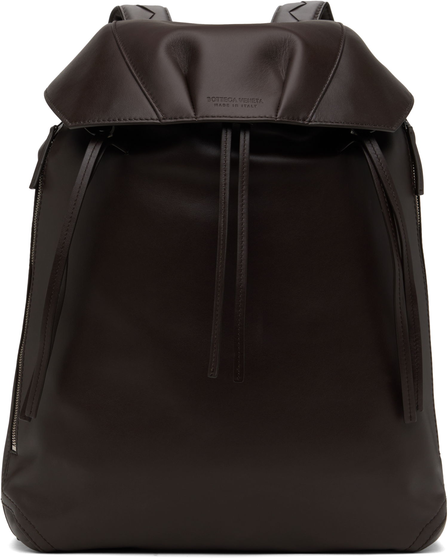 Batoh Bottega Veneta Leather Backpack Hnedá | 807748 V4O93 2145, 0