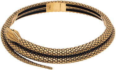 Náhrdelník CHLOÉ Snake Gold Choker Metalická | CHC24WFO71CB7, 0