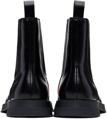 Tenisky a topánky BOSS Hugo Embossed-Logo Chelsea Boots Čierna | 50552567, 1