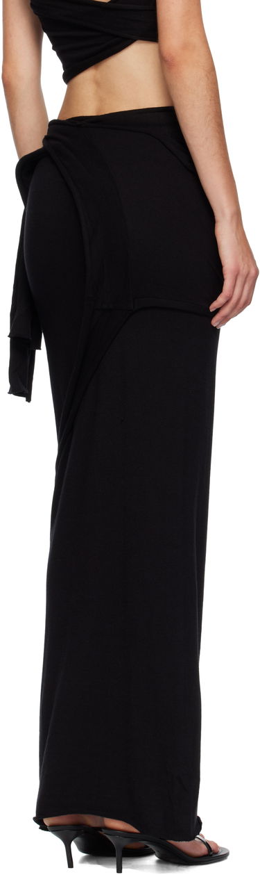 Sukňa Ottolinger Ottolinger Lounge Drape Maxi Skirt Čierna | 107-302007-01, 2