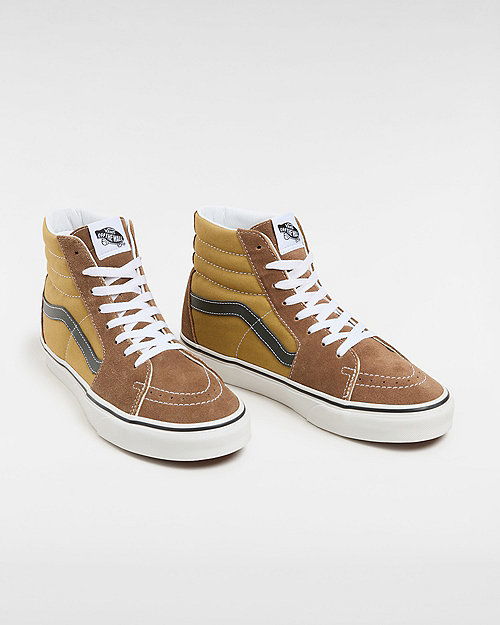 Tenisky a topánky Vans Sk8-hi Canvas Suede Shoes (canvas/suede Pop Brown/multi) Unisex Brown, Size 2.5 Hnedá | VN000CMXBF0, 1