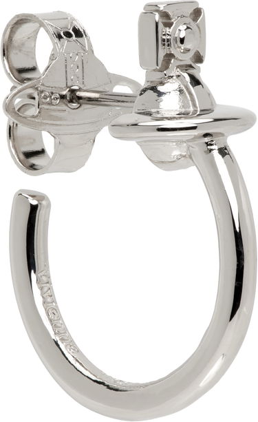 Náušnice Vivienne Westwood Single Hoop Earring Metalická | 6203008D-02P019-, 1