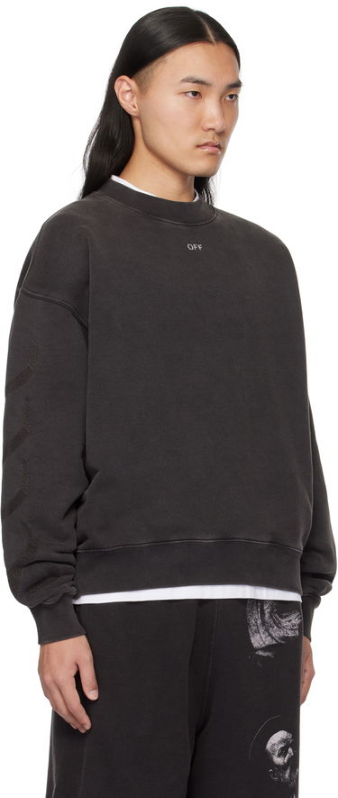 Sveter Off-White Off-White S.Matthew Skate Sweatshirt Čierna | OMBA054C99FLE0091077, 1