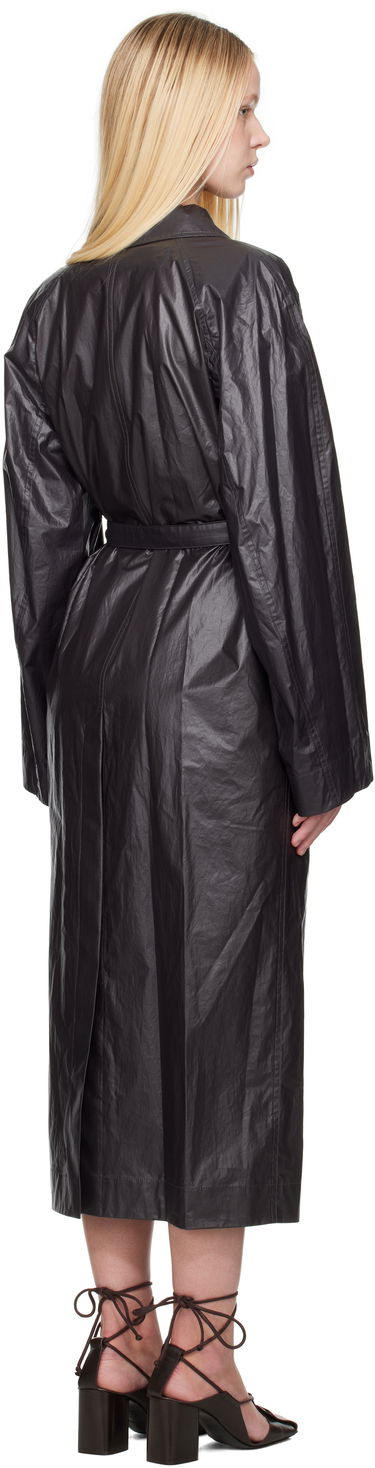 Pláštenka LEMAIRE Lemaire Light Belted Coat Čierna | CO1103 LF1381, 2