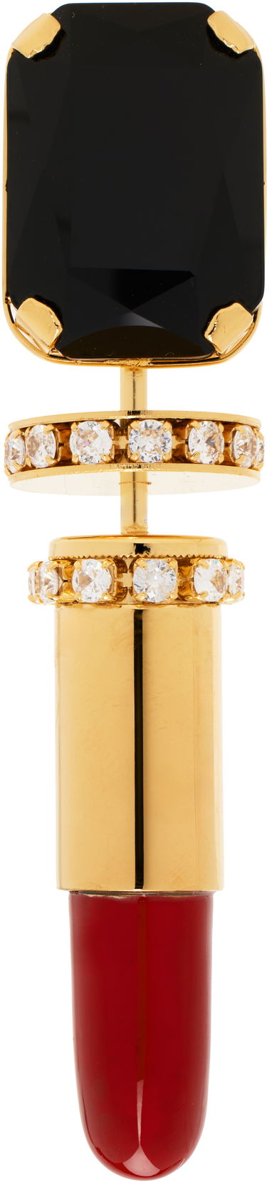 Náušnice Balmain Balmain Lipstick Crystal Brooch Metalická | EN0XM506MMES, 0