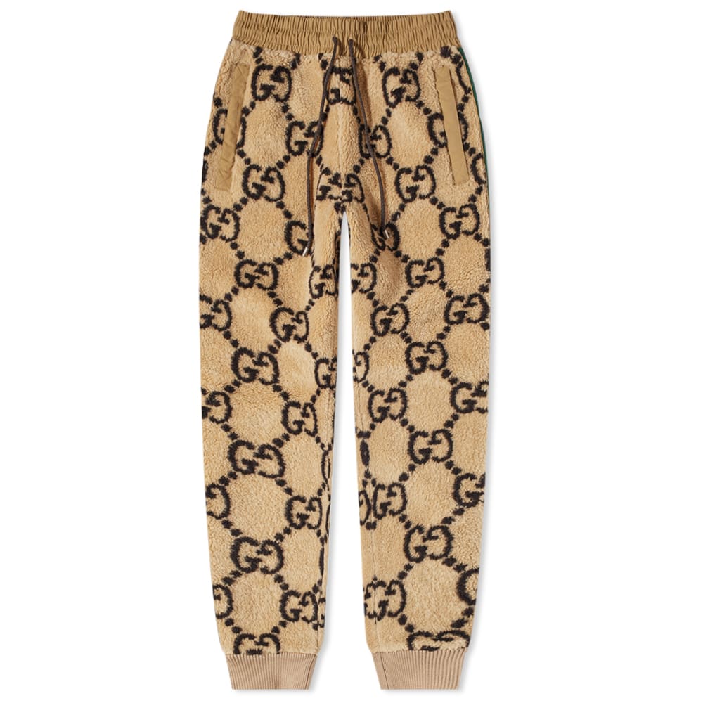 Tepláky Gucci Jumbo GG Fleece Pant Béžová | 715233-XJETP-2066, 0