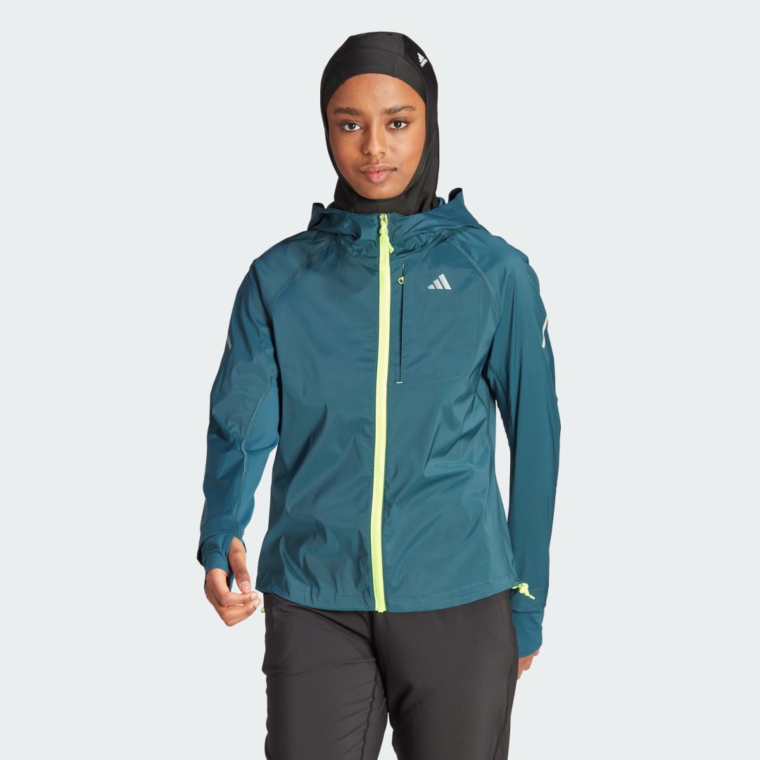 Bunda adidas Originals Fast Running Jacket Zelené | IM2459, 1