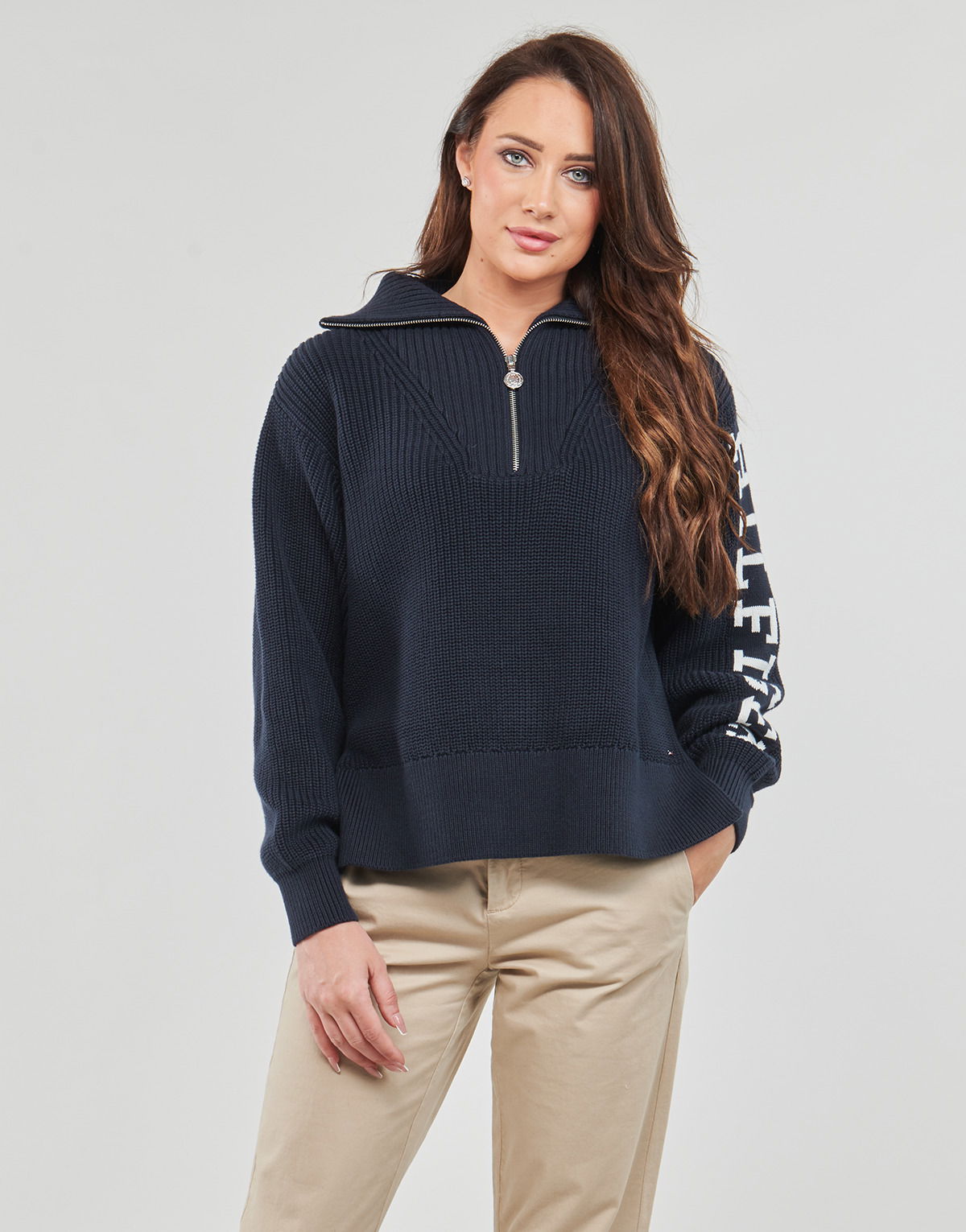 PLACED HILFIGER 1/2 ZIP SWEATER