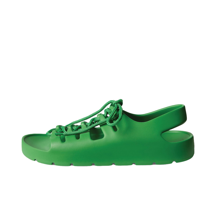 Tenisky a topánky Bottega Veneta Jelly Lace Up Sandal Zelené | 667220V11T03730