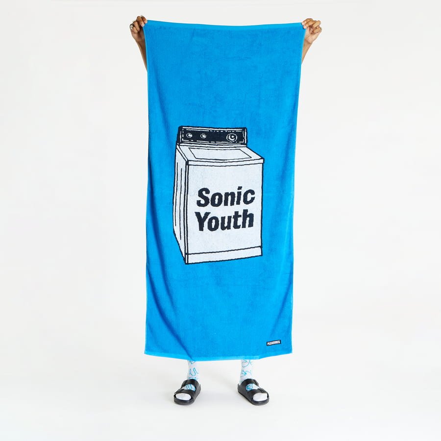 x Sonic Youth Washing Machine Towel Blue