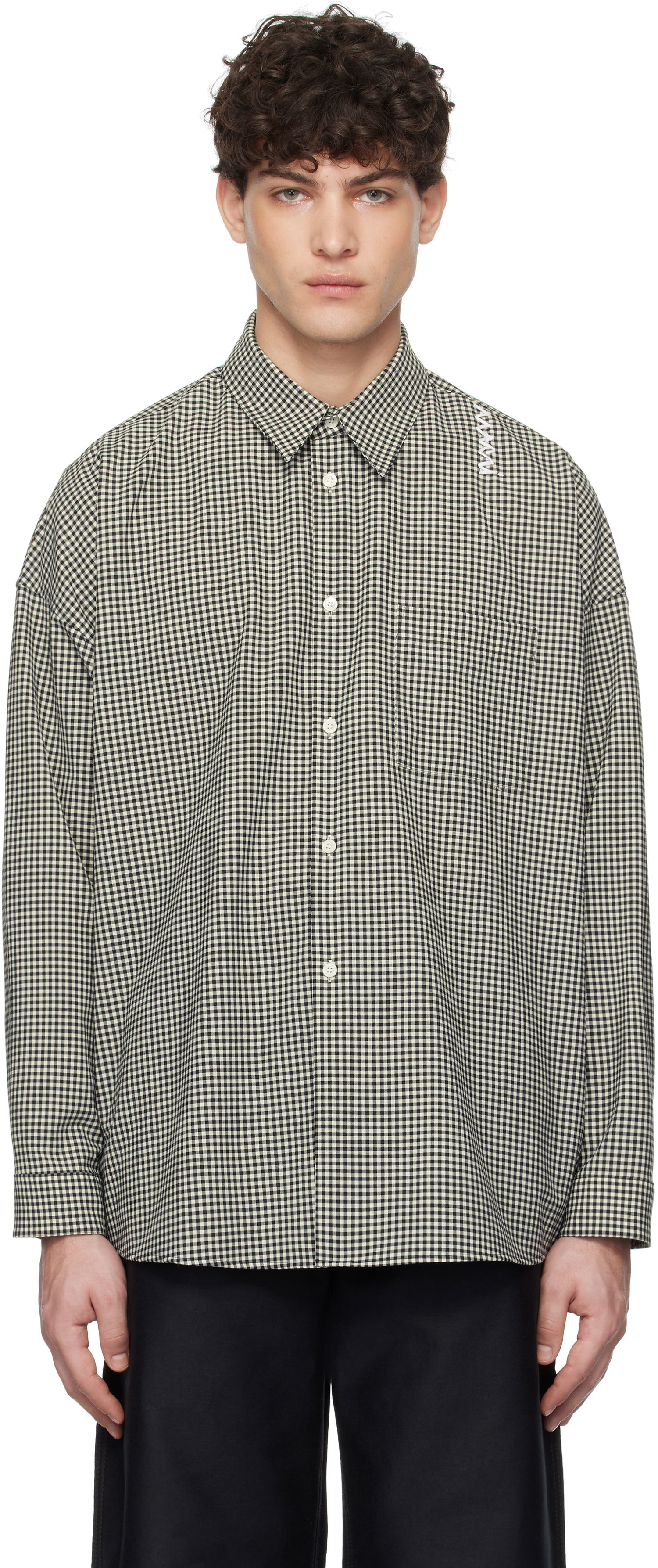 Košeľa Marni Marni Checked Wool Shirt Béžová | CUMU0061S5 UTP787, 0