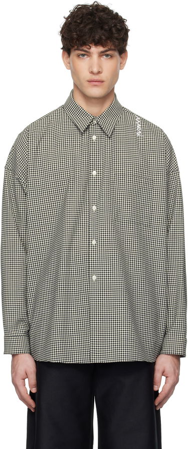 Košeľa Marni Marni Checked Wool Shirt Béžová | CUMU0061S5 UTP787, 0