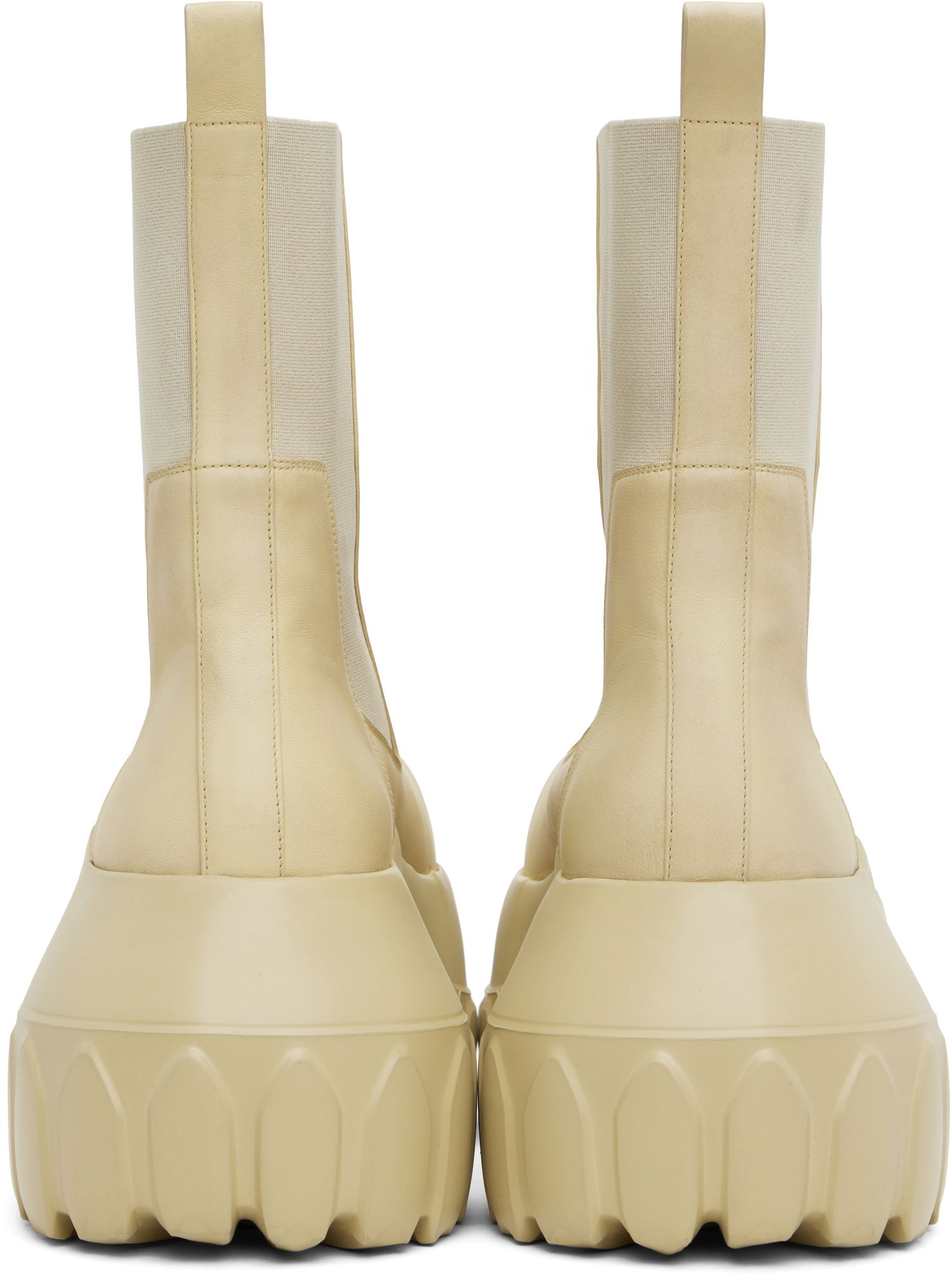 Tenisky a topánky Rick Owens Rick Owens Hollywood Beatle Mega Tractor Chelsea Boots Žltá | RU01E5860 LBH, 1
