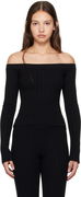 Guizio Mia Off-the-Shoulder Knit Top