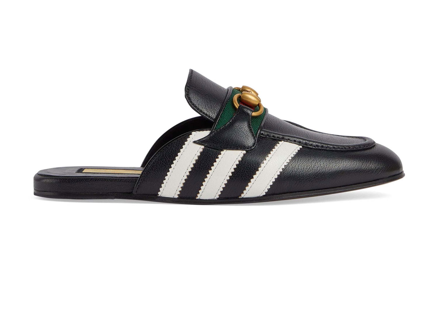 Tenisky a topánky Gucci adidas x Horsebit Slippers Black W Čierna | 721482 AAA71 1090, 0