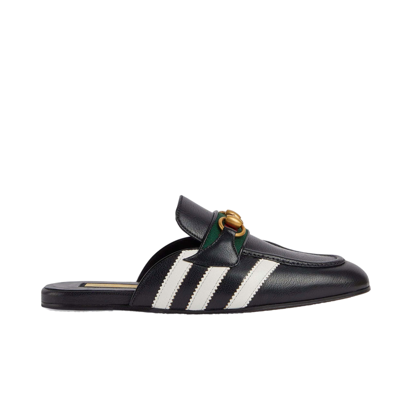 Tenisky a topánky Gucci adidas x Horsebit Slippers Black W Čierna | 721482 AAA71 1090