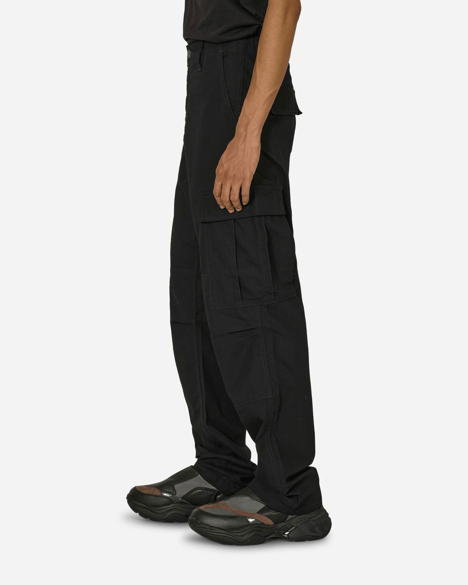 Regular Cargo Pants Black