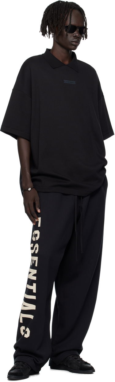Polo tričko Fear of God ESSENTIALS 90s Fit Piqué Polo Čierna | 125SP254400F, 3