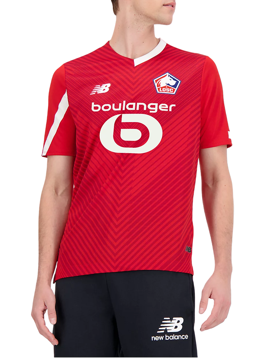 Dres New Balance LOSC Lille Home 2023/24 Jersey Červená | mt230250-hme, 0
