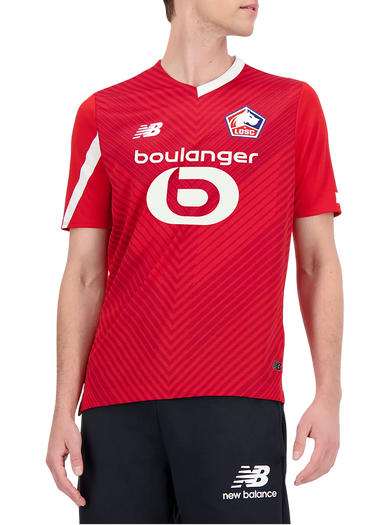 Dres New Balance LOSC Lille Home 2023/24 Jersey Červená | mt230250-hme, 0