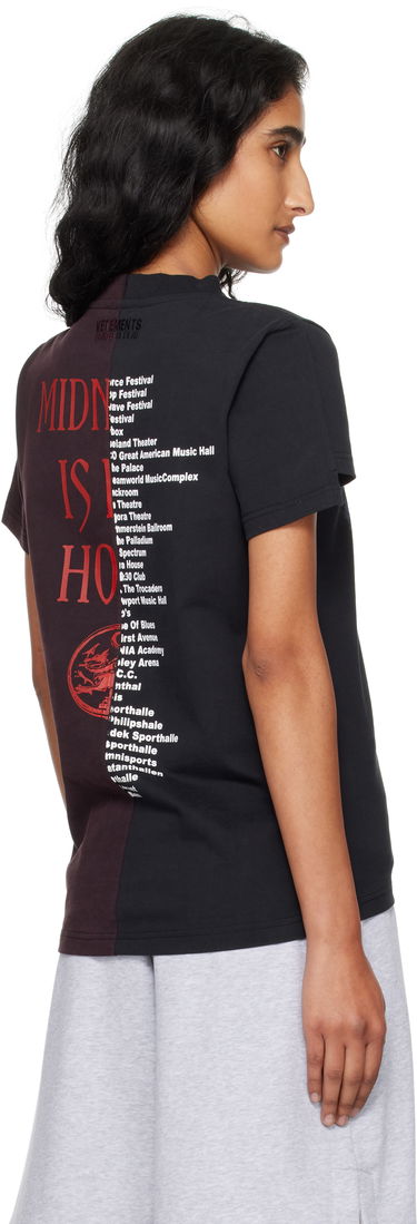Tričko VETEMENTS VETEMENTS Cradle of Filth Cut-Up Fitted T-Shirt Čierna | WCF76TR930BR, 2