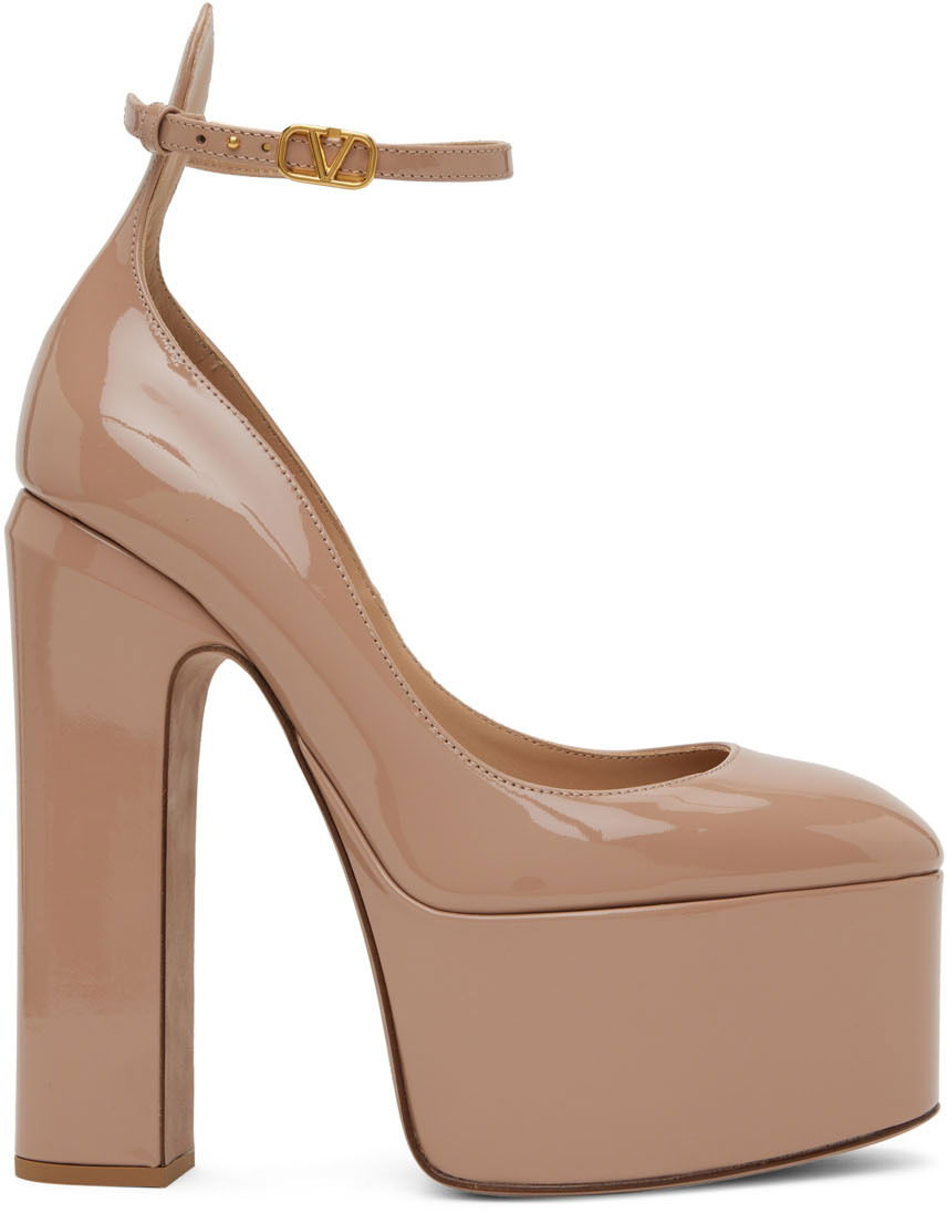 Tenisky a topánky Valentino Garavani Pink Tan-Go Platform Pumps Béžová | 1W2S0DQ3VNE, 0
