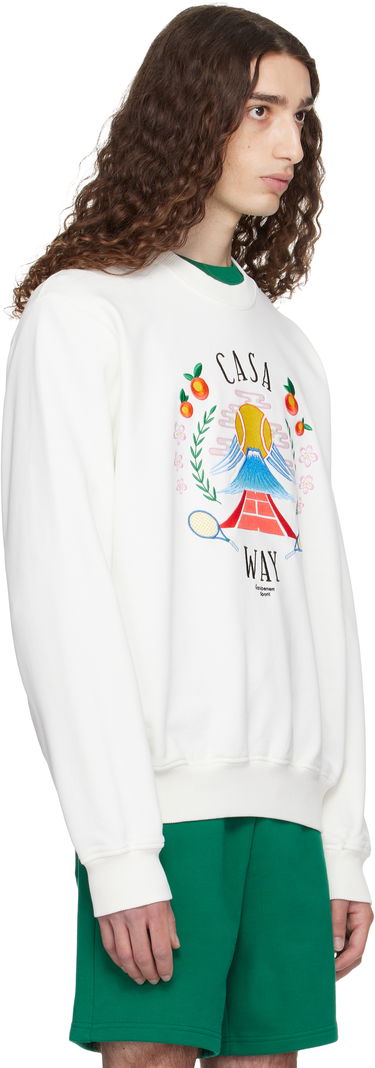 Mikina Casablanca Casablanca 'Casa Way' Sweatshirt Biela | MPF25-JTP-293-03, 1